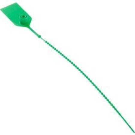 CAMBRIDGE SECURITY SEALS Global Industrial„¢ Adjustable Extinguisher Tamper Seal, 9"L, Green, 100/Pack OPS21088